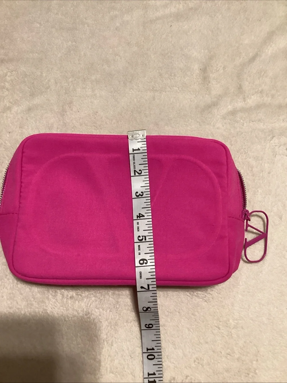 RED Valentino Hot Pink Cosmetic Pouch